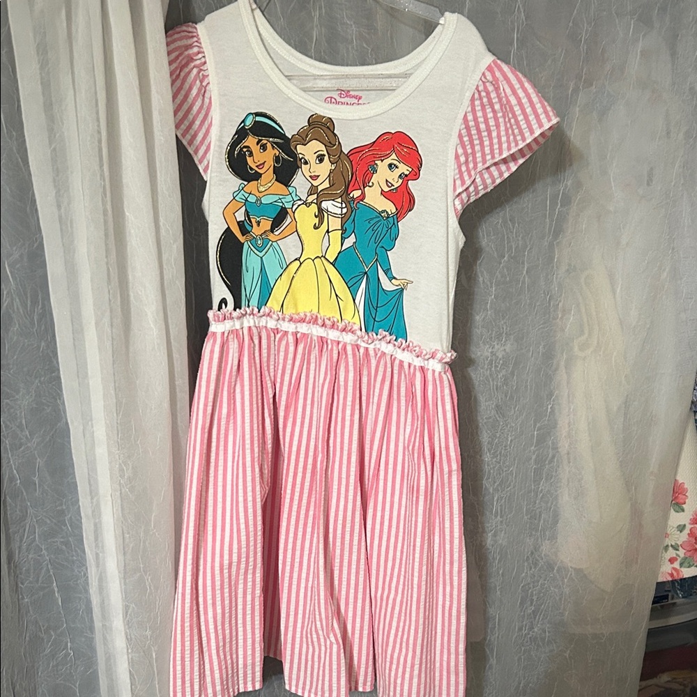 Disney Princess Striped Pink Dress